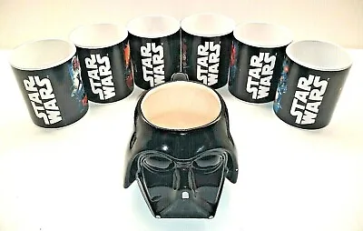 Star Wars Galerie Mugs Set Of 7 Star Wars Memorabilia Collectibles Darth Vader • £32.77