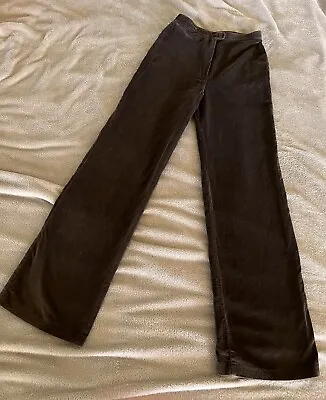 Vintage High Waisted Pants Womens Straight Leg 70s Velvet/velour 24 Waist • $50