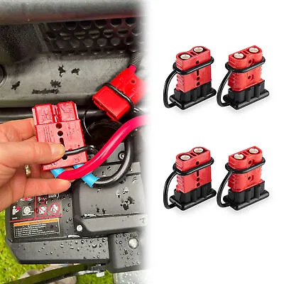50A/175A Battery Quick Connector Kit Plug Connect Disconnect Winch Trailer • $15.99