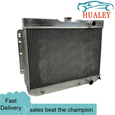 For 1959-1965 Chevy Bel Air/ Impala/ El Camino/ Biscayne 2 Row Aluminum Radiator • $199