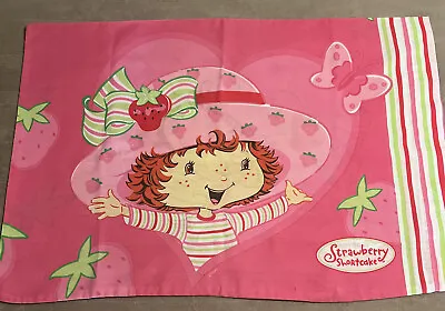 Vintage Strawberry Shortcake Pillowcase Pillow Bed Girl Retro Collectible Toy US • $10