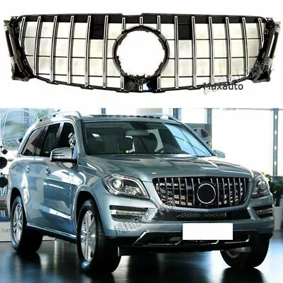 For Mercedes-Benz X166 Grill GL350 GL400 GL450 GT Style Grille 2013 2014 2015 • $298