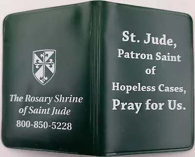 St. Jude Patron Saint Of Hopeless Vintage Medal Pocket Shrine  Relic Prayer Card • $8.99