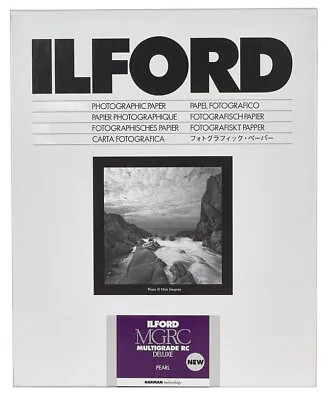 Ilford Multigrade V RC Deluxe Pearl 9.5x12  (24x30.5cm) - 10 Sheets • £18.79