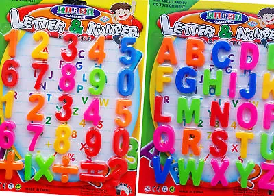 £1.75 • Buy Fridge Magnets Alphabet Numbers STRONG MAGNETS MAGNETIC BABY LETTERS AND LARGE