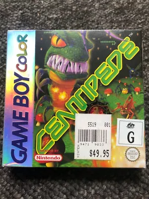 Centipede ~ Nintendo Gameboy Color ~ Like New Ex-shop Stock Cib - Still Sealed! • $99