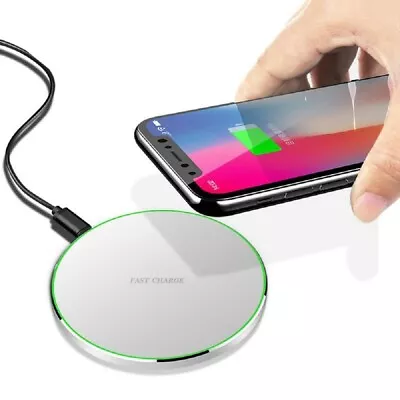 Qi Fast Wireless Charger Receiver Pad For Samsung Galaxy S10 S7 S6 Edge S8 S9 • $12.95