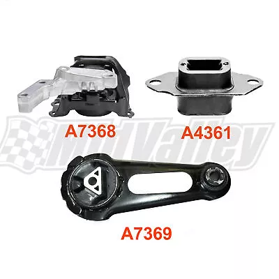 3PCS Engine Motor & Trans Mount For 2012-2017 Nissan Versa Versa Note 1.6L • $52.48