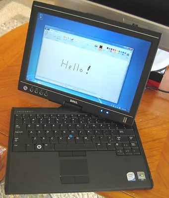 *Slow 80GB 1.8  4200rpm HDD* Win10 Pro! Dell Latitude XT Tablet With IPS Screen • $199