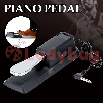 Piano Keyboard Sustain Foot Damper Pedal For Casio Yamaha Electric Universal NEW • $16.95