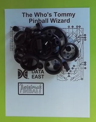 1994 Data East The Who's Tommy Pinball Wizard Pinball Rubber Ring Kit • $25.99