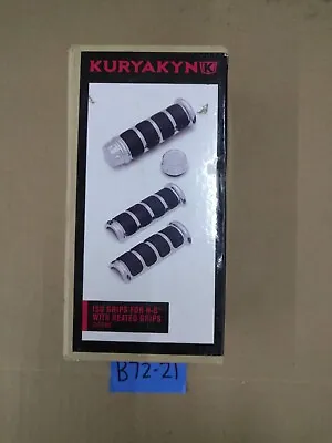 Kuryakyn 3 Piece ISO Grips For Harley-Davidson Factory Heated Grips Chrome 6780 • $112