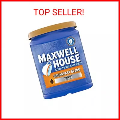 MAXWELL HOUSE Breakfast Blend Ground Coffee (38.8 Oz Canister) • $12.15