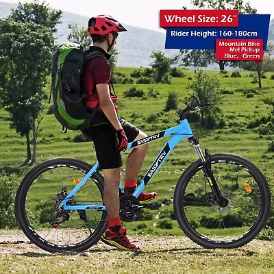 $299 • Buy Mountain Bike 26 Inch Shimano Parts 21 Speed 2 Colours City Bicycle