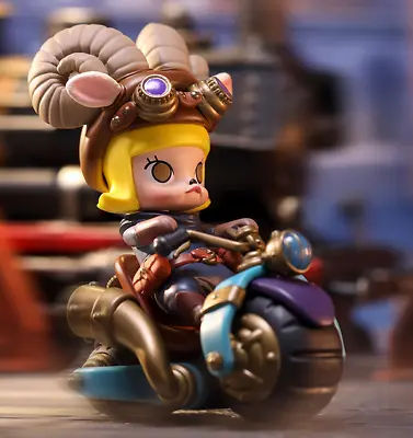 POP MART-Molly Steampunk Animal Motorcycle Series Sheep Mini Designer Art Toy • $25.75