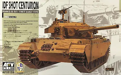 AFV Club 1:35 IDF Shot Centurion Model Kit #35159 *SEALED BAGS* • £36.90