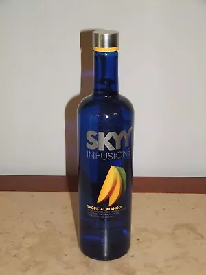 EMPTY Skyy  Tropical Mango Vodka Blue Bottle/decanter 750 Ml • £8.67