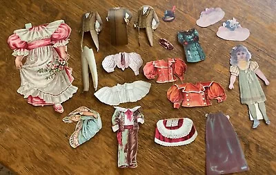 Group Of McLaughlin Coffee And Rafael Tuck Clothes 1 Doll C 1895 • $6