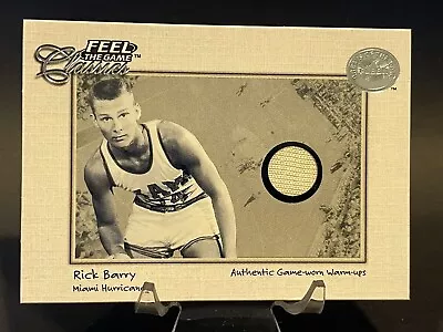 2001-02 Fleer Greats Of The Game Feel The Game Classics Rick Barry GU Relic • $9.99