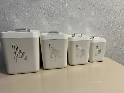 $100 • Buy Vintage Lustro Ware Canister Set Of 4