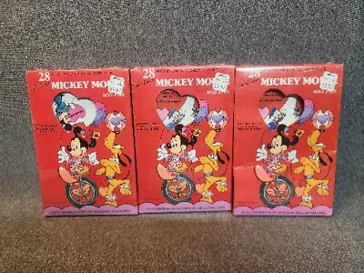 Vintage Walt Disney Mickey Mouse Valentine's Cards Sealed Lot Of 3. New. • $49.99