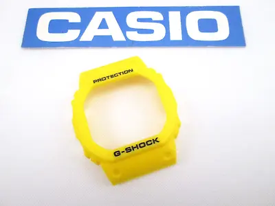 Genuine Casio G-Shock DW-5600P DW-5600FS Yellow Resin Watch Bezel Case Cover • $20.66