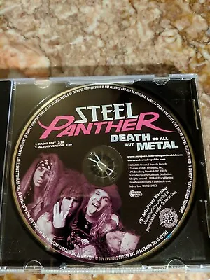 Steel Panther Death To All But Metal (Promotional) Single CD • $12