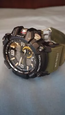 Casio G-SHOCK MUDMASTER GG1000-1A3 Black Resin Case With Green Resin • $210