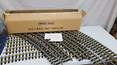 12 Pieces Aristo-Craft G Scale 30  Curved Brass Track Black Ties Shelf H5 • $51