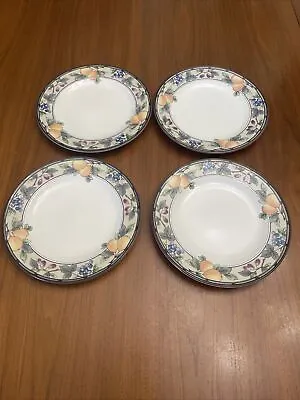 Mikasa INTAGLIO Garden Harvest 8.5  Salad  Plates  Set Of 4 EUC • $21.50