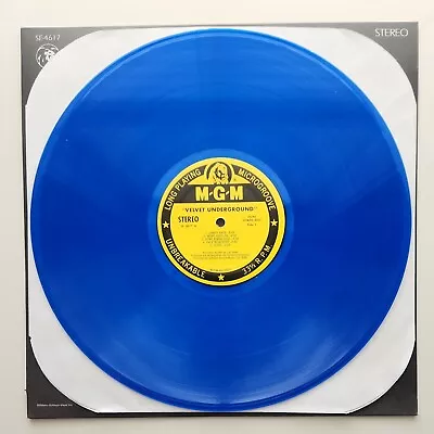 The Velvet Underground LP Blue Translucent Vinyl Record 2012 Edition  • $45