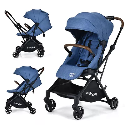 Babyjoy Baby 2-in-1  Convertible Stroller Pushchair Aluminum W/ Adjustable • $165.99