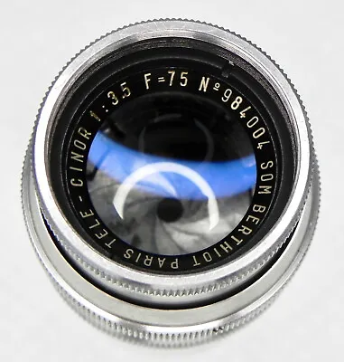  Som Berthiot 75mm F3.5 Tele Cinor C Mount   #984004 • $750