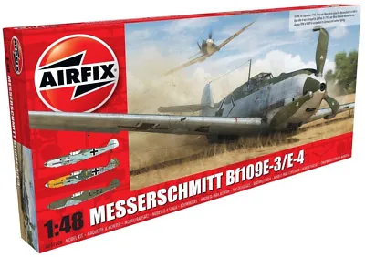 Airfix Messerschmitt Bf109E-3/E-4 1:48 Scale Plastic Model Airplane A05120B • $21.99