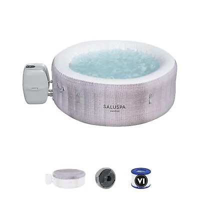 Bestway SaluSpa Cancun AirJet Inflatable Hot Tub With 120 Soothing Jets Gray • $399.99