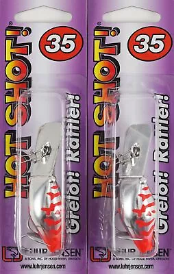 (lot Of 2) Luhr Jensen Hot Shot 35 5434-035-0851 Bubba Aq5288 • $0.99