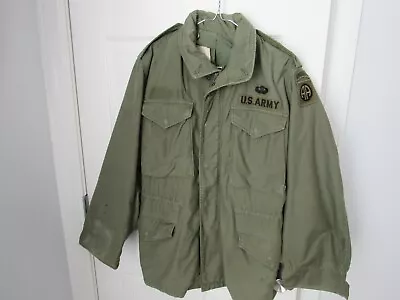 US ARMY AIRBORNE Vietnam War Issue M-65 Field Jacket X-SMALL REG • $39.99