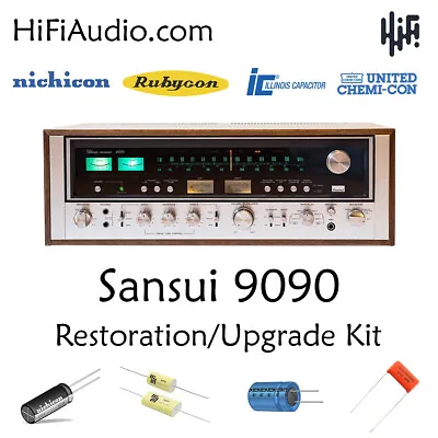 $175 • Buy Sansui 9090 Rebuild Restoration Capacitor Kit Fix Repair Filter Capacitor