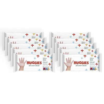 $37 • Buy 560pc Huggies Baby/Children Cleansing Dirt Removing Wipes All Over Clean