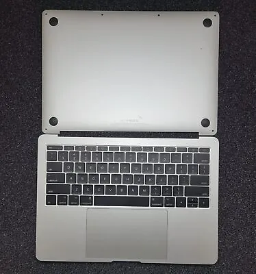 Grd B+ MacBook Pro 13  A1708 Top Case Silver Keyboard Battery 81% TrackPad Cover • $49.99