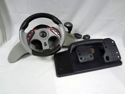 Mad Catz MC2 1999 Racing Wheel And Foot Pedals For Playstation Model #8020 • $59.99