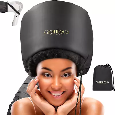 Hooded Hair Dryer W/A Headband Integrated That Reduces Heat Around Ears & Neck - • $24.64