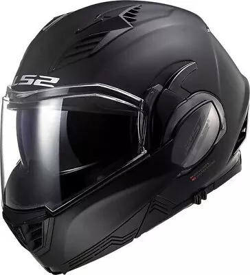 LS2 Matte Black Valiant II Modular Helmet Size 2XL  900-1016 • $262.96