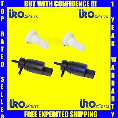 Windshield Washer Fluid Pump+Seal Set Of 2 Mercedes AUDI BMW PORSCHE VW URO • $26.33