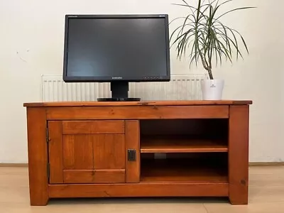 Wooden  TV Cabinet Mahogany Colour  Delivered Fully Assembled Free Post • £135
