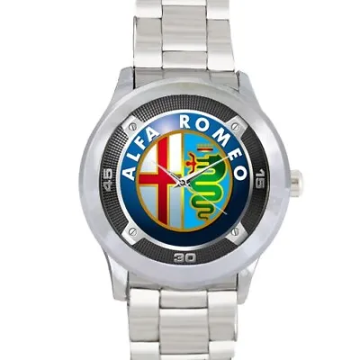 $24.99 • Buy NEW!!! Alfa Romeo Logo Sport Metal Watch