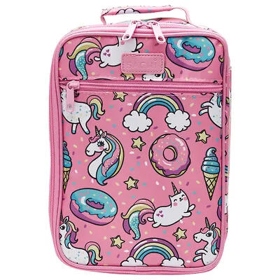 Sachi 28x21.5cm Kids Insulated Lunch Tote Bag School/Picnic Food Storage Unicorn • $29.95