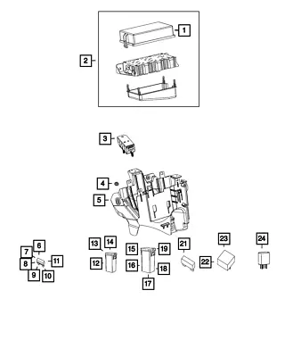 Genuine Mopar J Case Fuse 68144442AA • $2.99