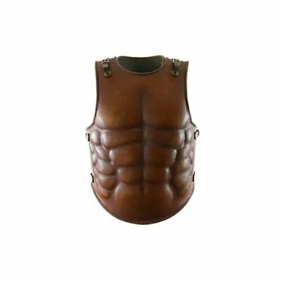 Roman Leather Breastplate Greek Medieval Cuirass Muscle Body Armor Larp Cosplay • $148.50