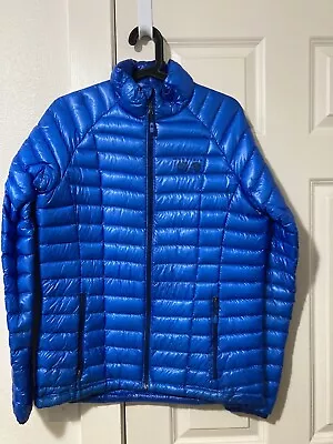 Mountain Hardwear Ghost Whisperer Blue Puffer Jacket Ultralight 800 Small • $175